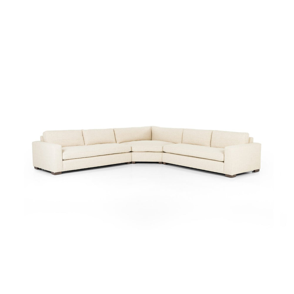 Boone 3-Piece Sectional - Thames Cream - 138" - 100943-002_1