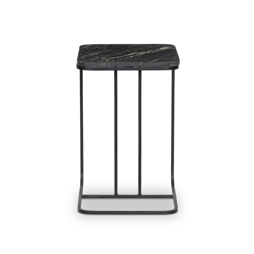 Adalley C Table - Polished Black Marble - 101823-003_1