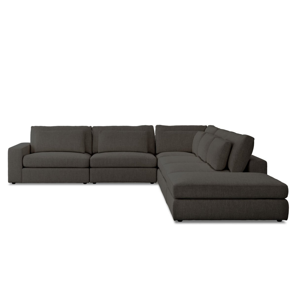 Bloor 5-Piece Sectional - Landale Charcoal - Laf Sofa W/ Ottoman - 106157-008_1