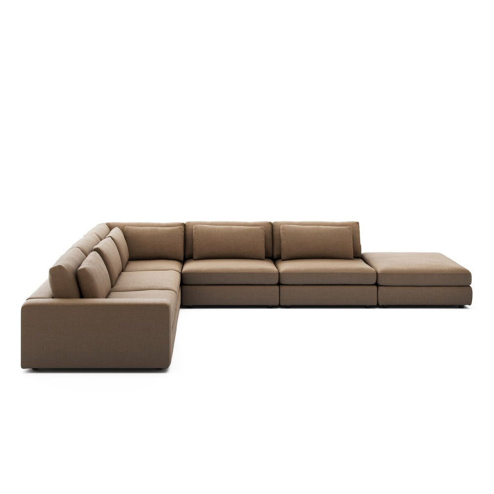 Bloor 5-Piece Sectional - Savoy Ochre - Laf Sofa W/ Ottoman - 106157-022_1