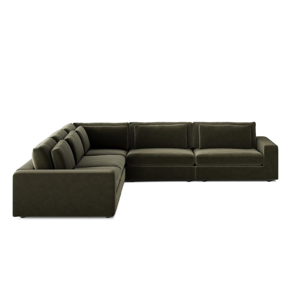 Bloor 5-Piece Sectional - Surrey Olive - 5-Piece Sectional - 106171-028_1