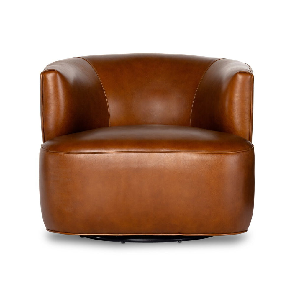 Mila Swivel Chair - Riviera Cognac - 107195-018_1