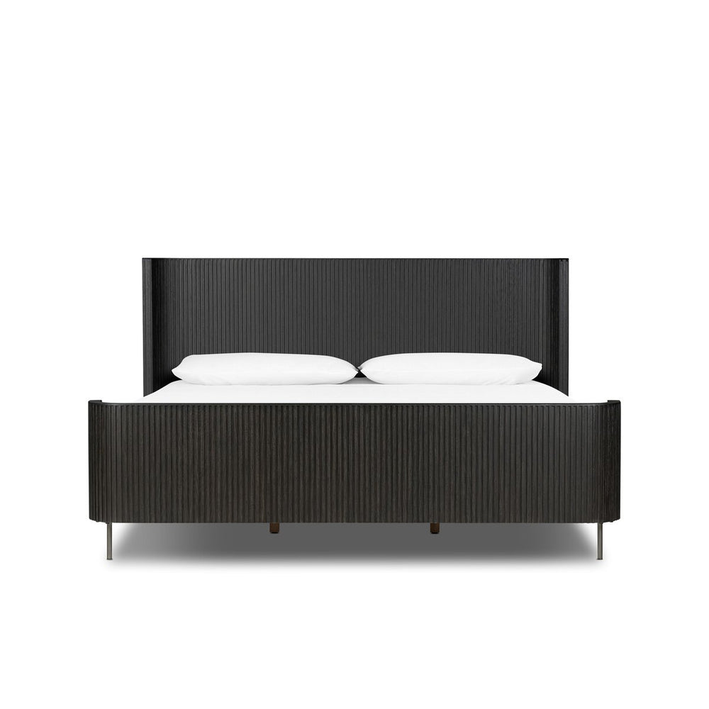Fletcher Bed - King - Distressed Black Oak - 108786-006_1