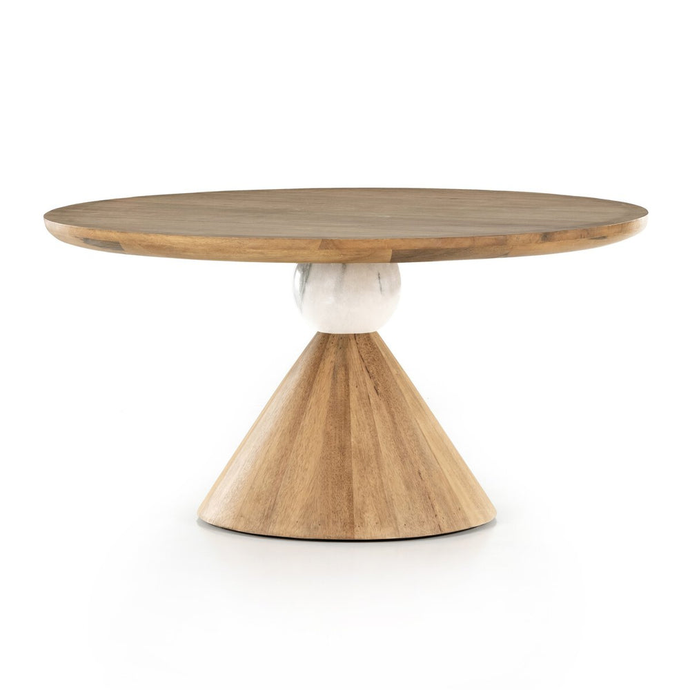 Bibianna Dining Table - White Marble - 224556-002_1
