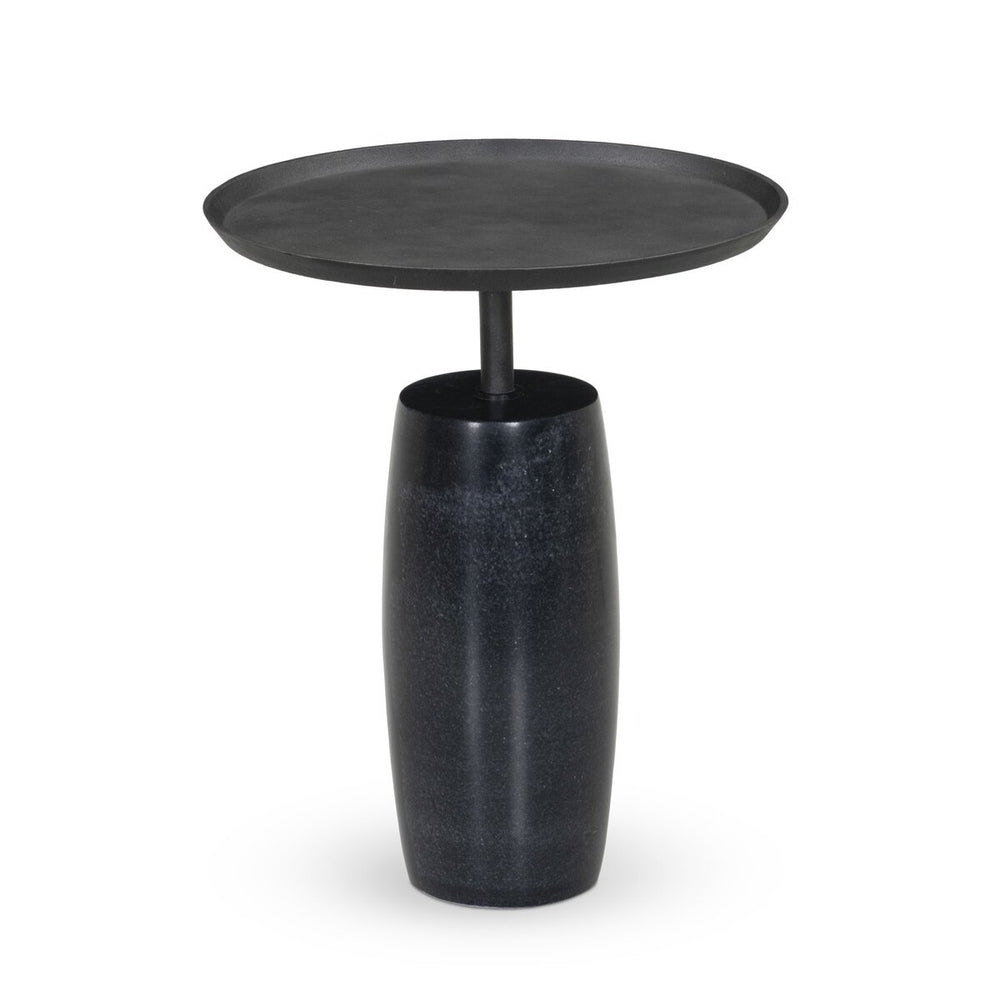 Cronos End Table - Polished Black Marble - 226804-006_1