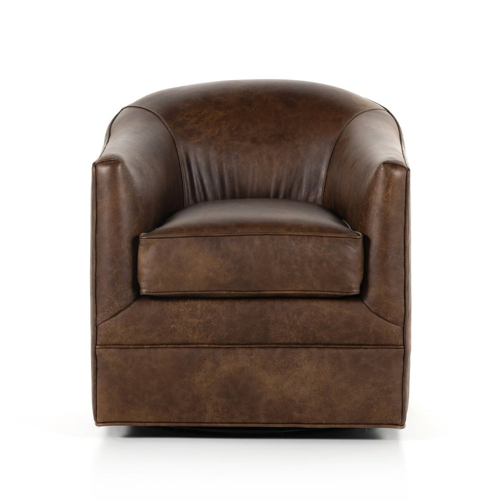 Quinton Swivel Chair - Arvada Cigar - 234930-004_1