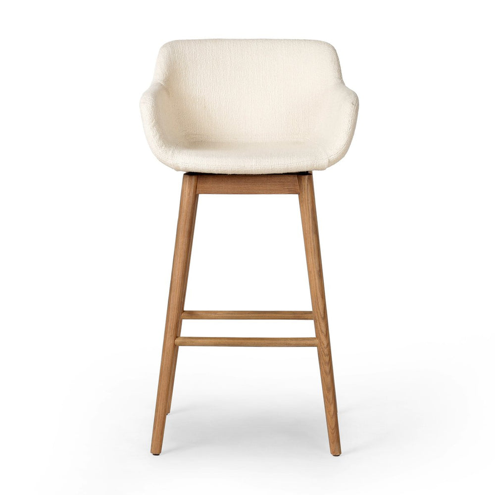 Hannah Swivel Bar + Counter Stool - Kerbey Ivory - Bar - 237909-003_1