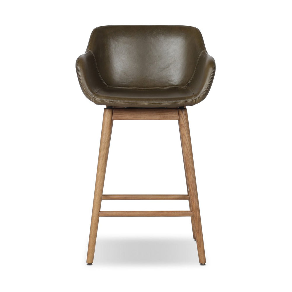 Hannah Swivel Bar + Counter Stool - Dulane Moss - Counter - 237909-014_1