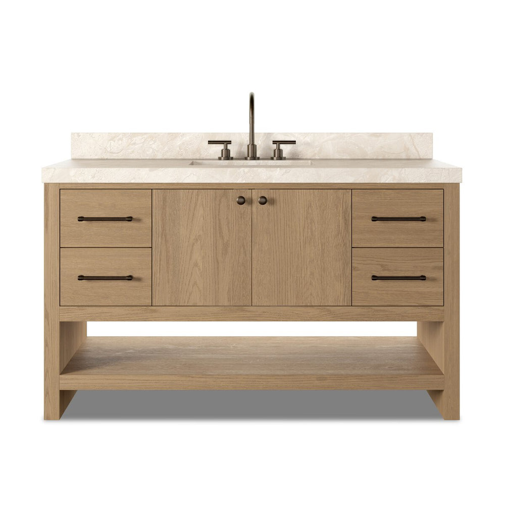 Anthem Single Wide Vanity - Satin Light Wash Oak Veneer - 240194-004_1