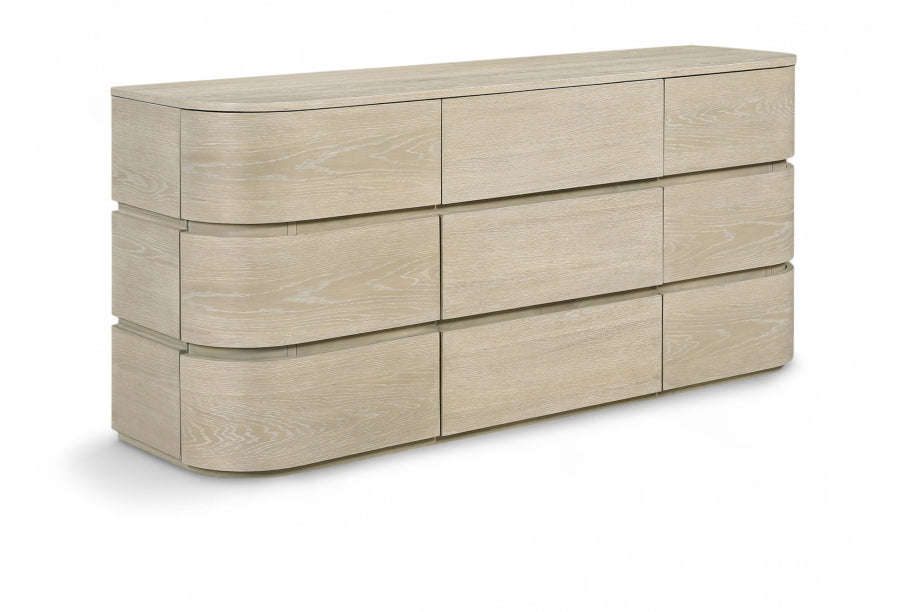 Annalise Solid Wood Dresser - Natural - MERID-859-D-NATURAL_1