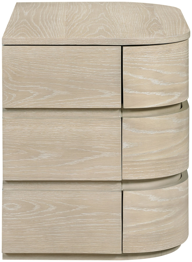 Annalise Solid Wood Nightstand - Natural - MERID-859-NS-NATURAL_3