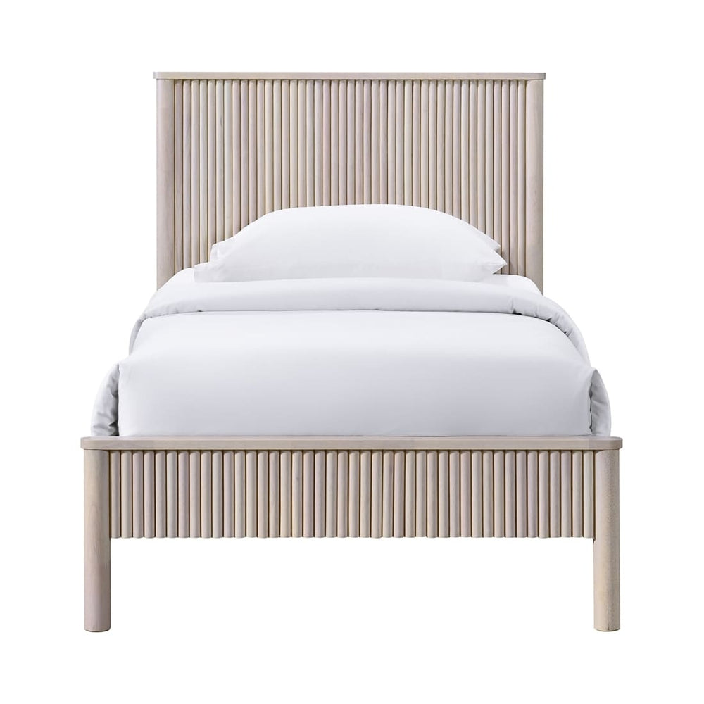 Kivo Solid Wood Twin Bed