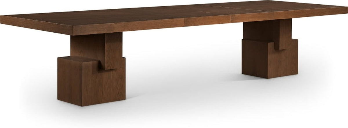 Anzio 96" - 144" Oak Veneer Extendable Dining Table