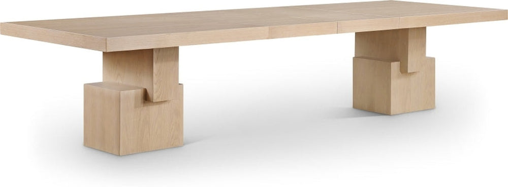 Anzio 96" - 144" Oak Veneer Extendable Dining Table