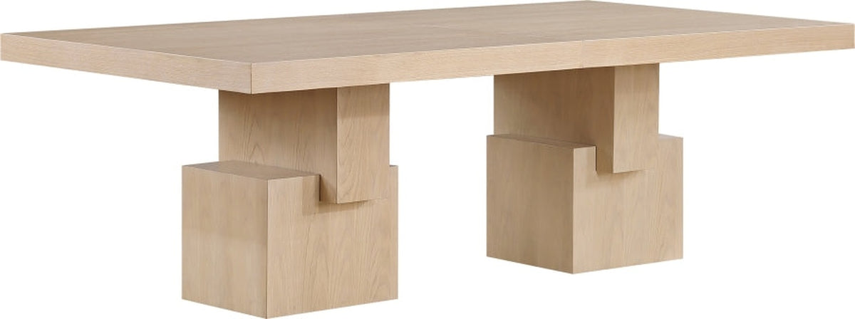 Anzio 96" - 144" Oak Veneer Extendable Dining Table