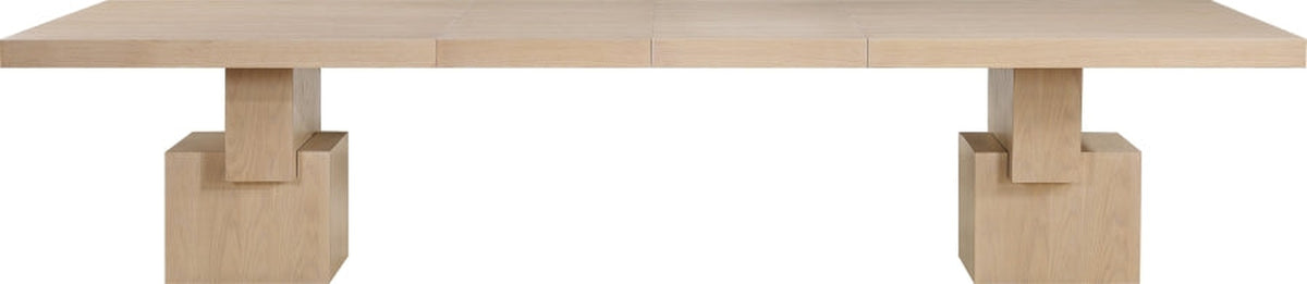 Anzio 96" - 144" Oak Veneer Extendable Dining Table
