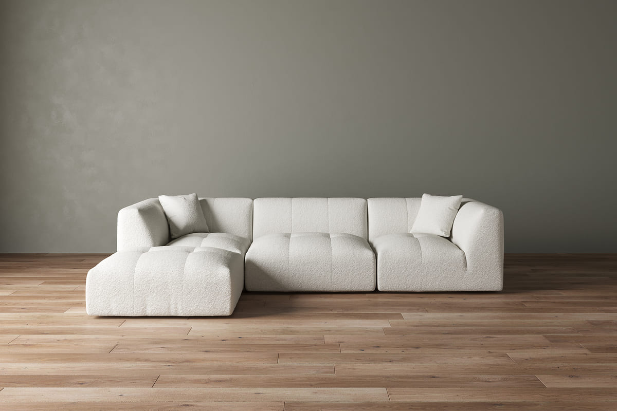 Moda 3-pc Modular Sofa W/Ottoman