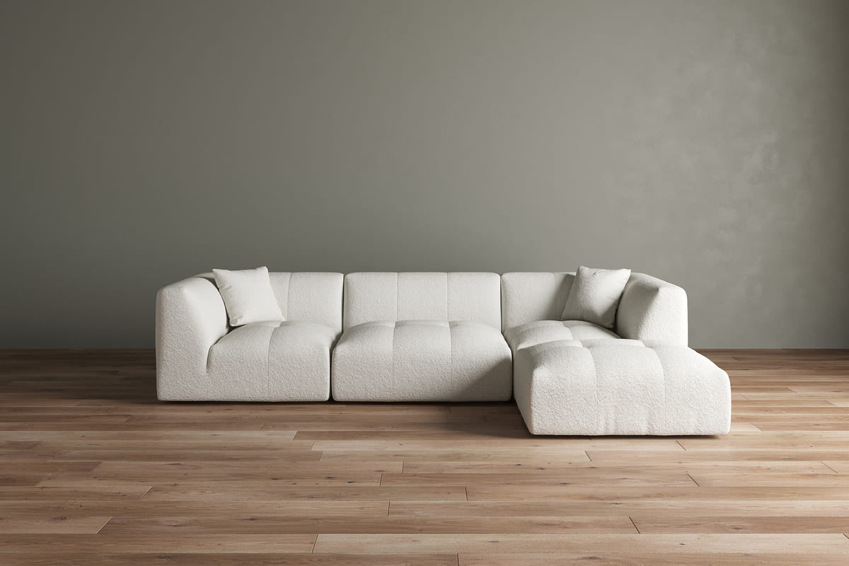 Moda 3-pc Modular Sofa W/Ottoman
