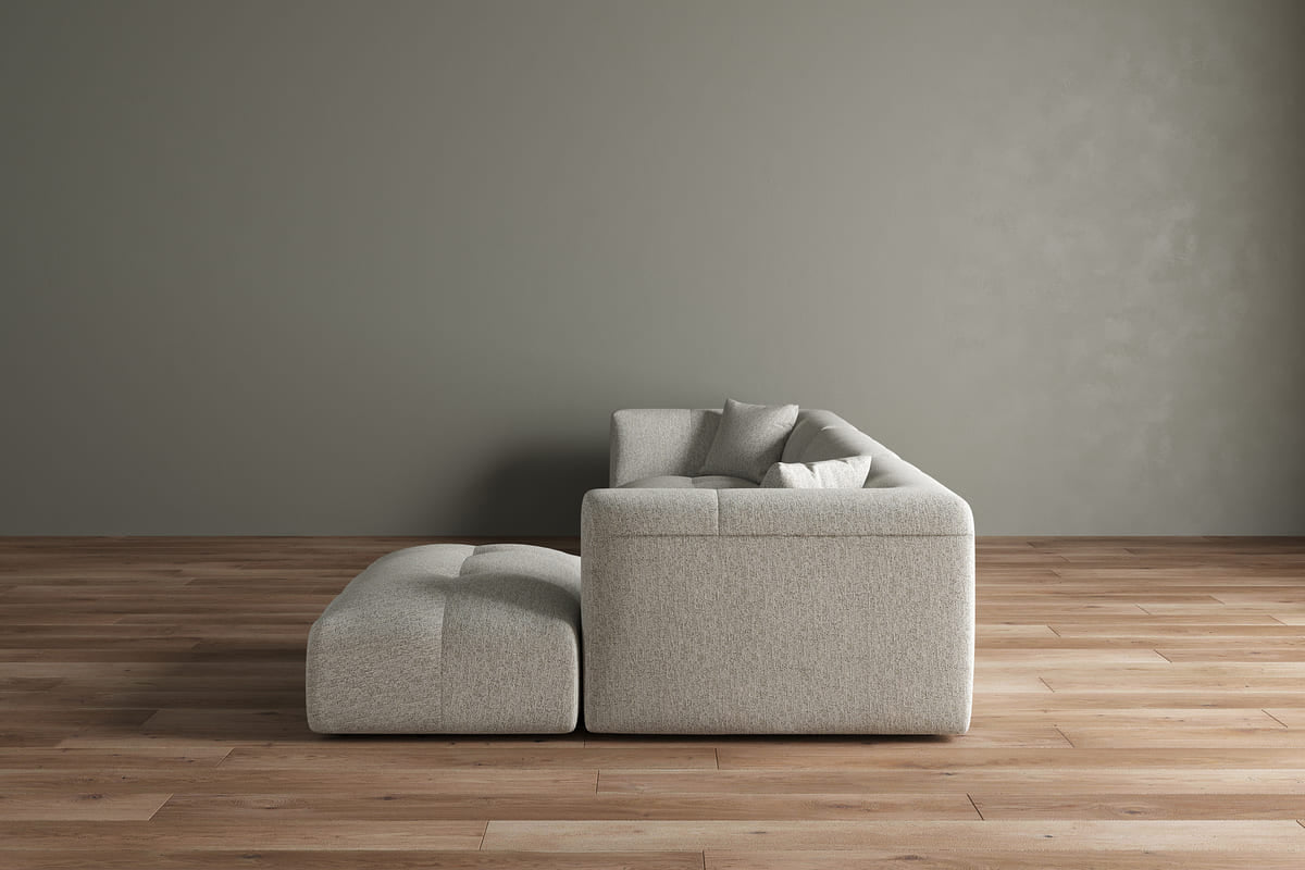 Moda 3-pc Modular Sofa W/Ottoman