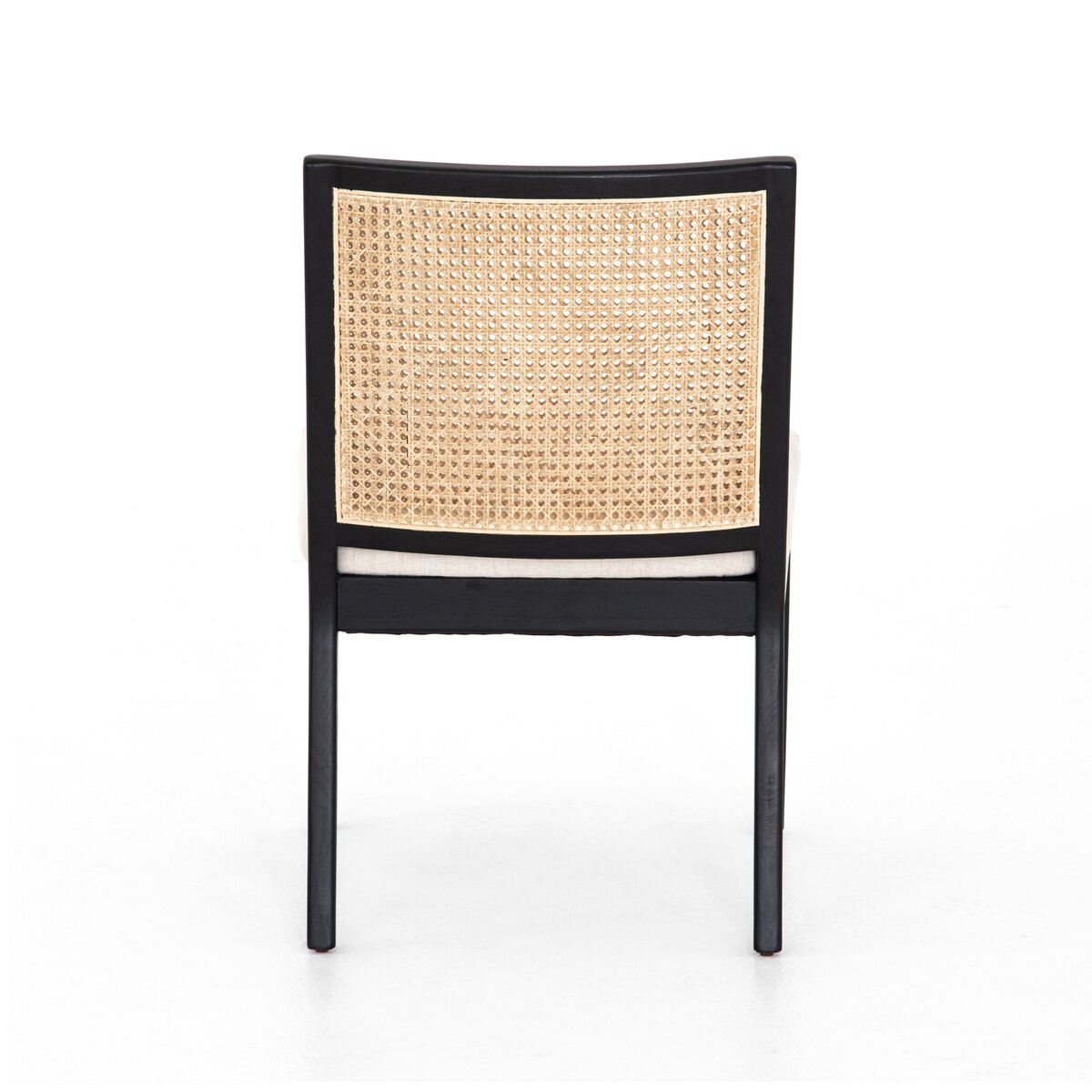 Antonia Cane Armless Dining Chair - Brushed Ebony - Savile Flax - 100054-009_6