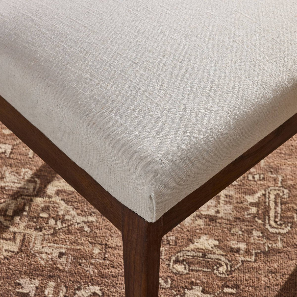 Antonia Cane Armless Dining Chair - Almond Nettlewood - Savile Flax - 100054-014_3