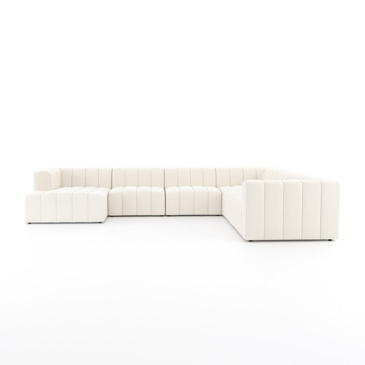 Langham Channeled 6-Piece Sectional - Left Chaise - Fayette Cloud - 100193-002_1