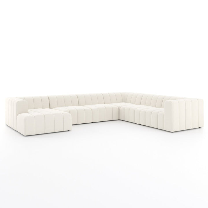 Langham Channeled 6-Piece Sectional - Left Chaise - Fayette Cloud - 100193-002_2