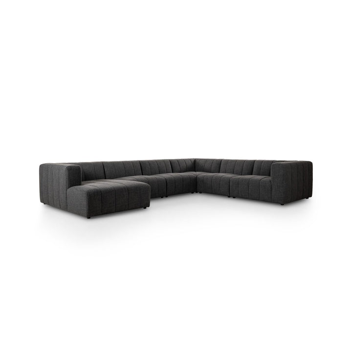 Langham Channeled 6-Piece Sectional - Left Chaise - Saxon Charcoal - 100193-004_2