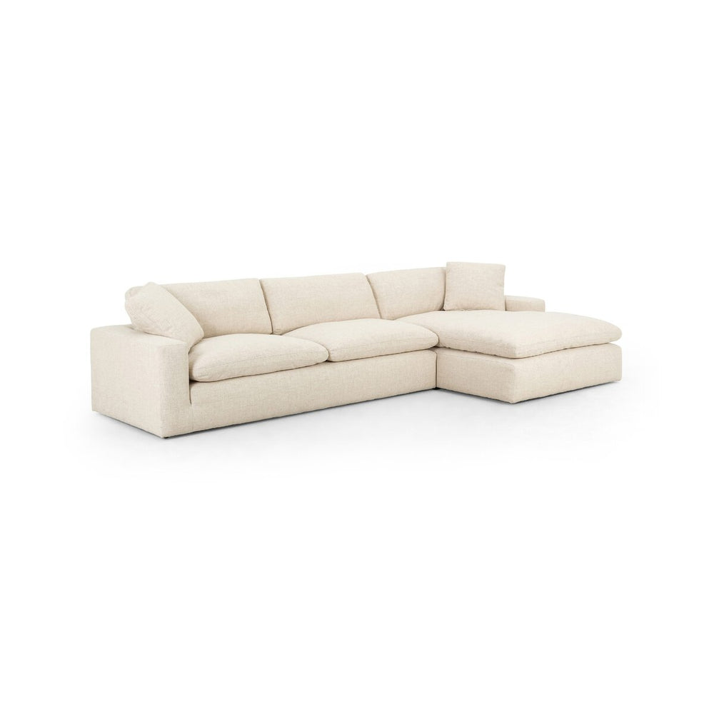 Plume 2-Piece Sectional - Right Chaise - Thames Cream - 106" - 100824-009_1