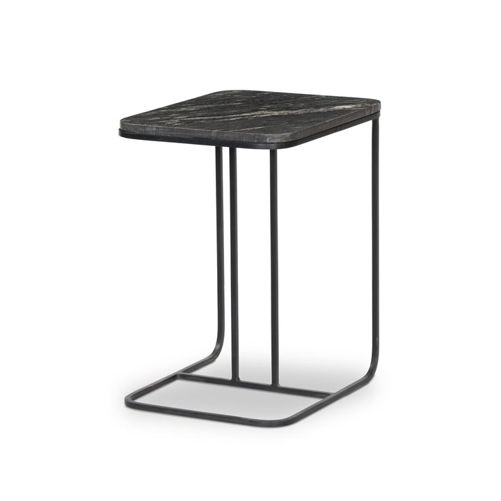 Adalley C Table - Polished Black Marble - 101823-003_2