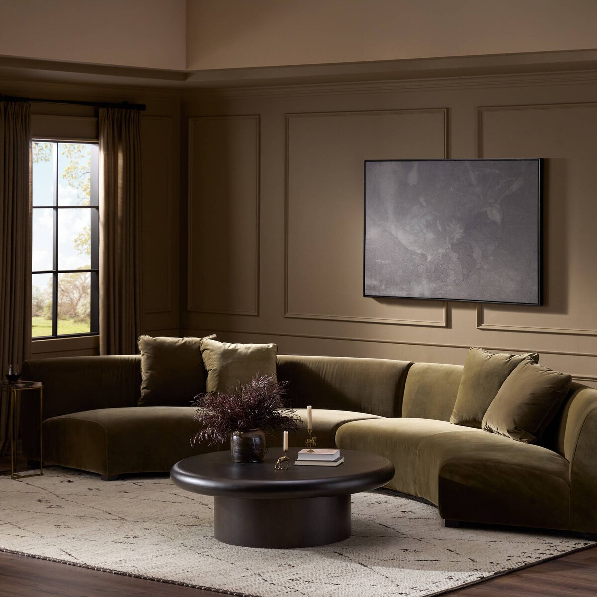 Liam Sectional - Surrey Olive - 105763-008_3