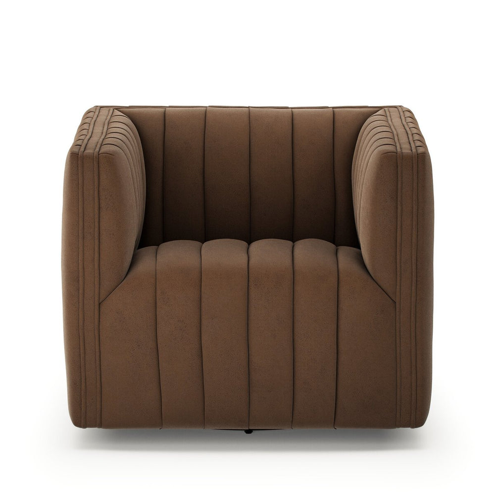 Augustine Swivel Chair - Maestro Cigar - 105768-021_1
