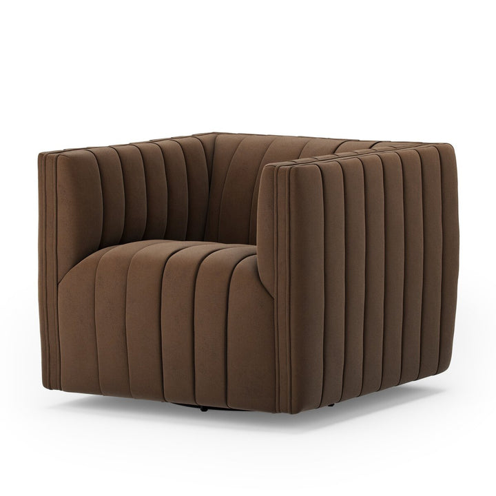 Augustine Swivel Chair - Maestro Cigar - 105768-021_2
