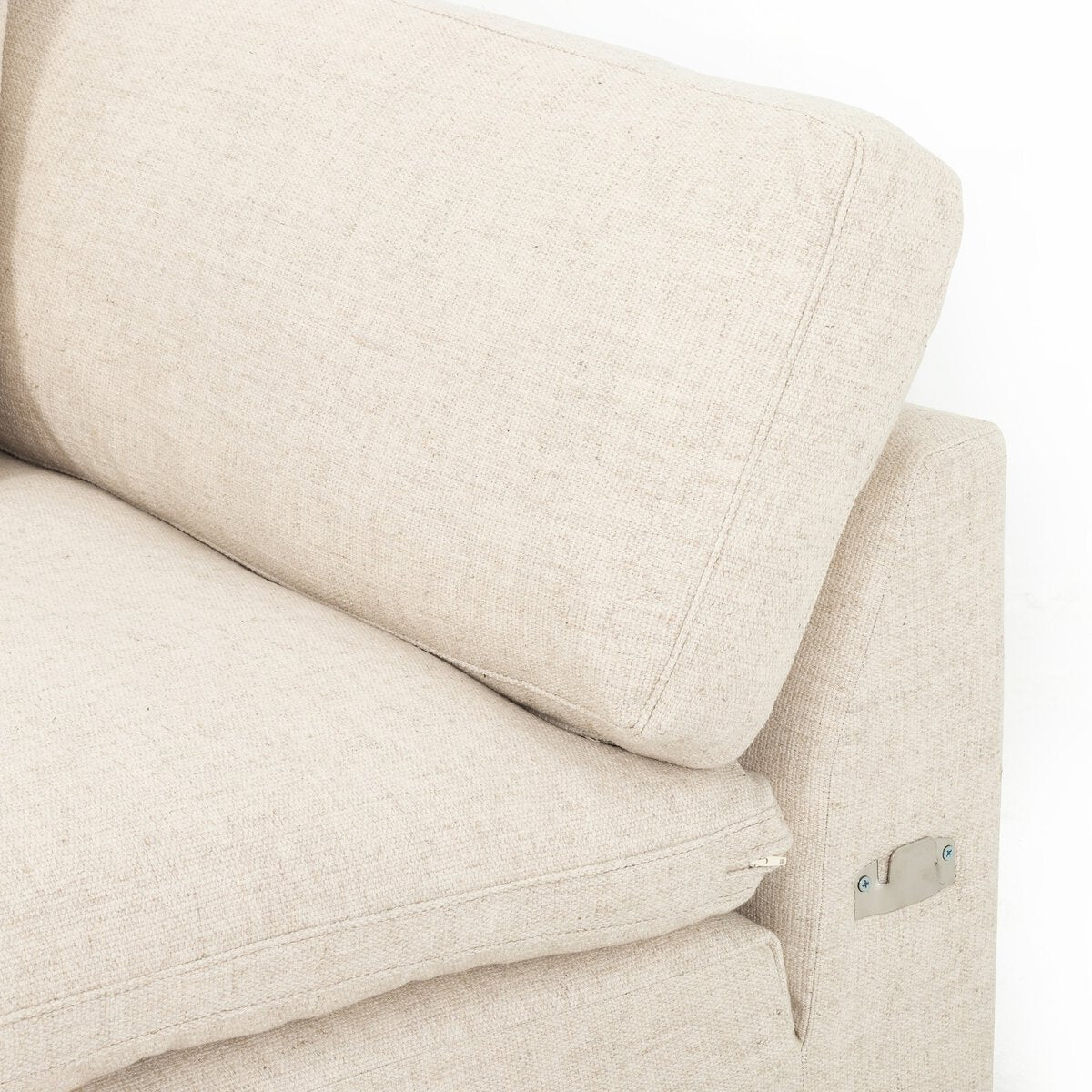 Plume 2-Piece Sectional - Left Chaise - Thames Cream - 136" - 105942-010_5