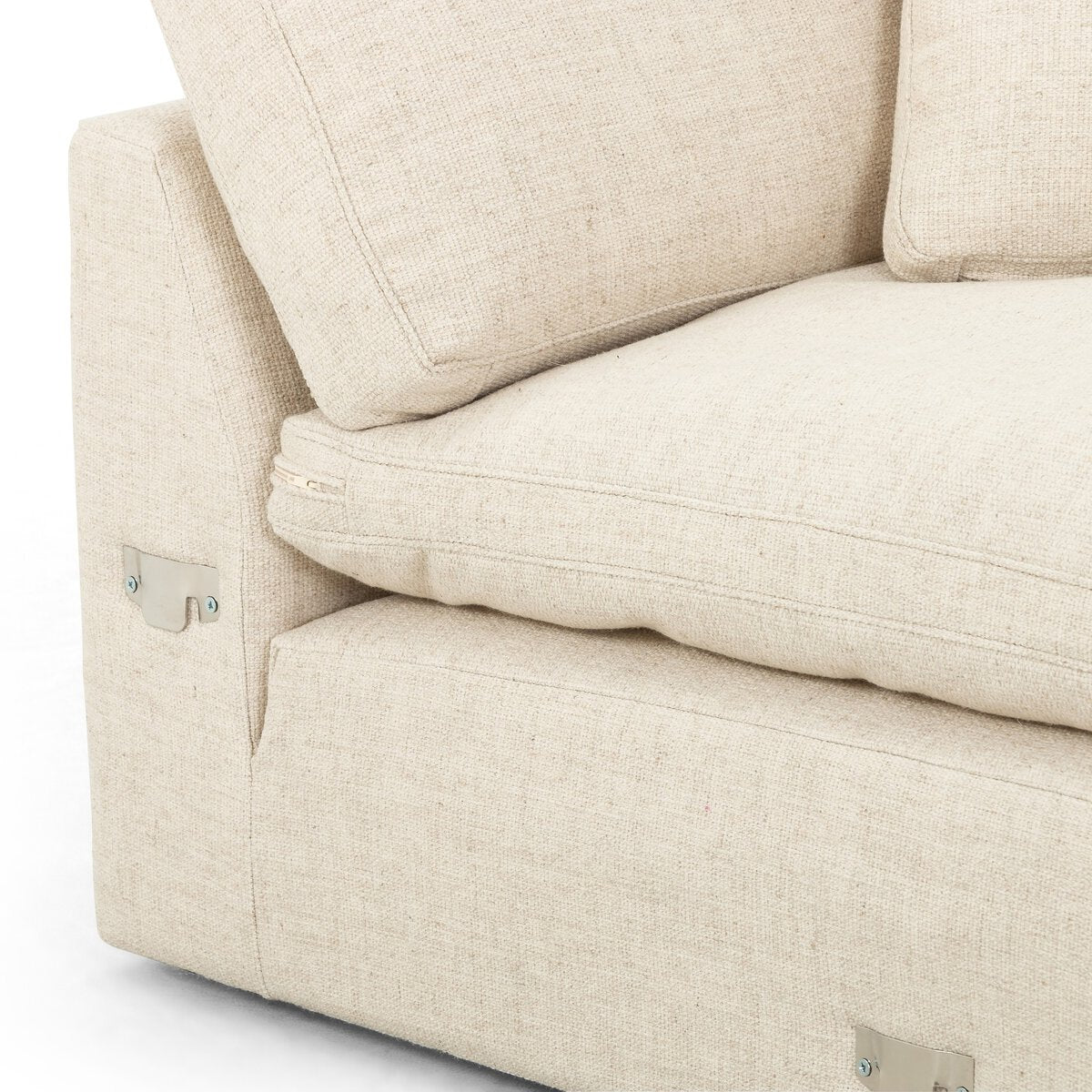Plume 2-Piece Sectional - Right Chaise - Thames Cream - 136" - 105943-007_7