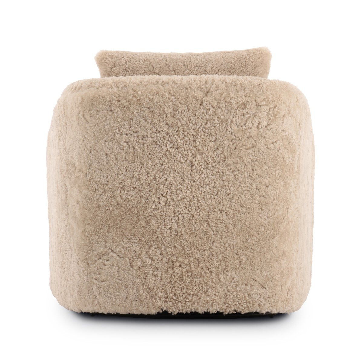 Topanga Swivel Chair - Beige Shearling - 106008-024_6