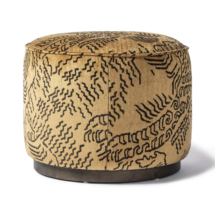 Sinclair Round Ottoman - Balkan Ochre - 106074-021_1