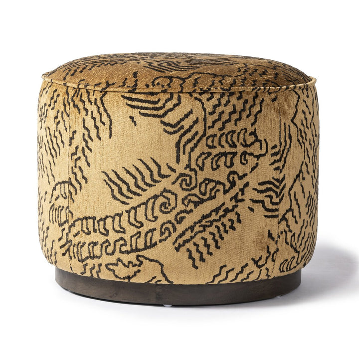 Sinclair Round Ottoman - Balkan Ochre - 106074-021_2