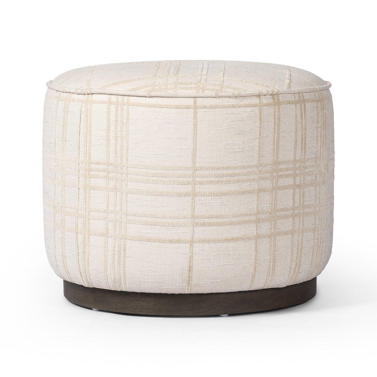 Sinclair Round Ottoman - Sheffield Ivory - 106074-022_6