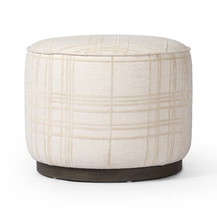 Sinclair Round Ottoman - Sheffield Ivory - 106074-022_6