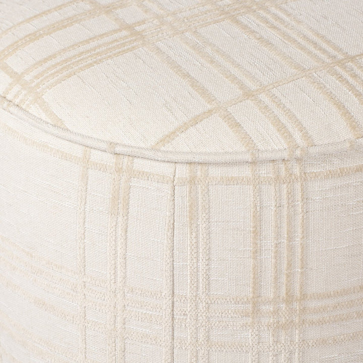 Sinclair Round Ottoman - Sheffield Ivory - 106074-022_7