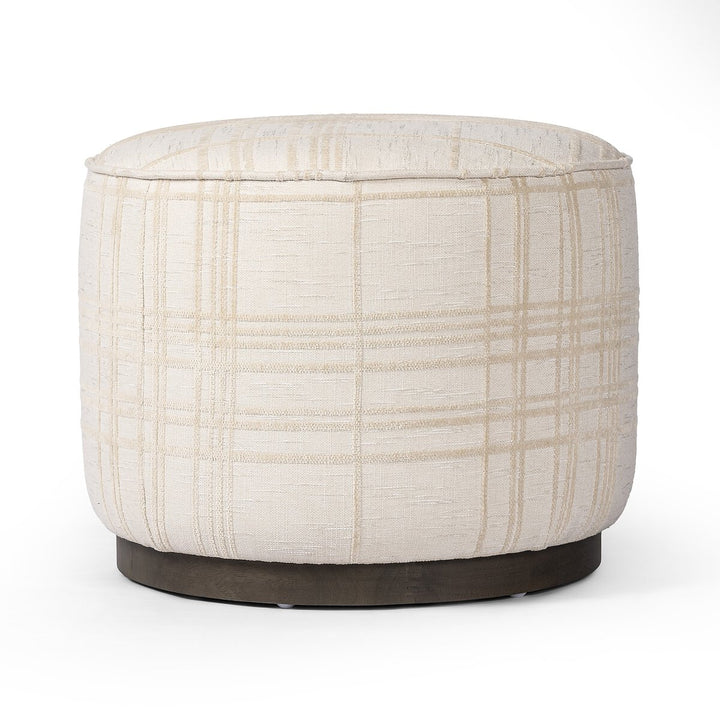 Sinclair Round Ottoman - Sheffield Ivory - 106074-022_3
