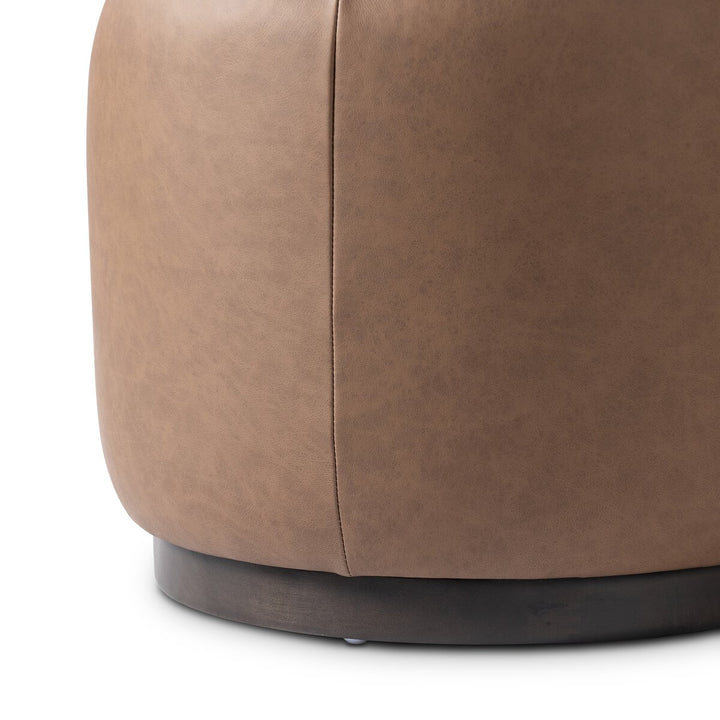 Sinclair Round Ottoman - Maestro Cigar - 106074-025_4