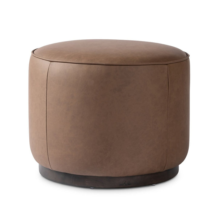 Sinclair Round Ottoman - Maestro Cigar - 106074-025_2