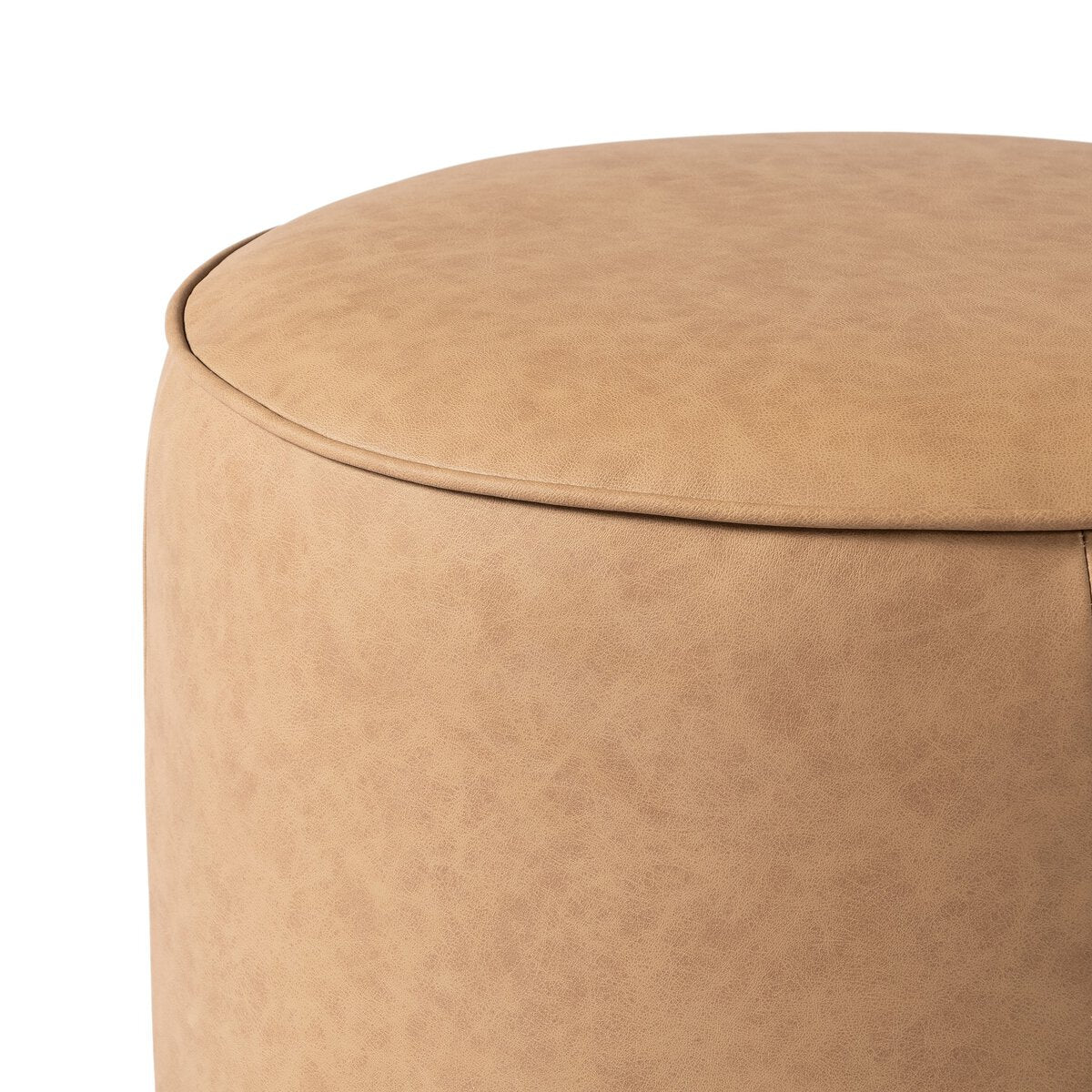 Sinclair Round Ottoman - Maestro Camel - 106074-026_6