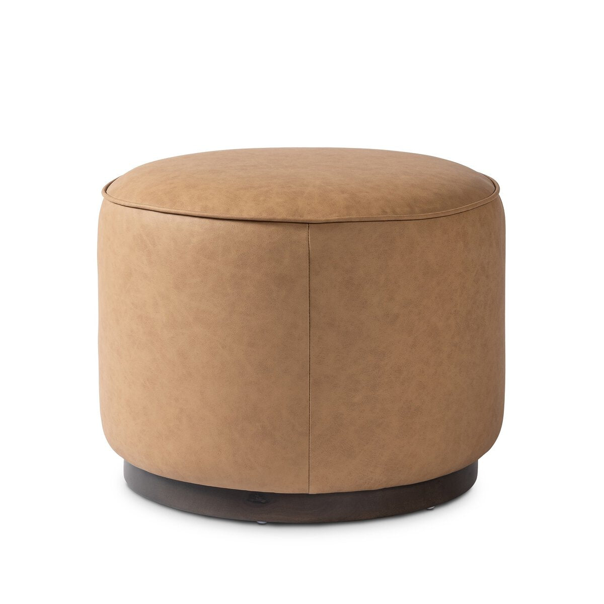 Sinclair Round Ottoman - Maestro Camel - 106074-026_1
