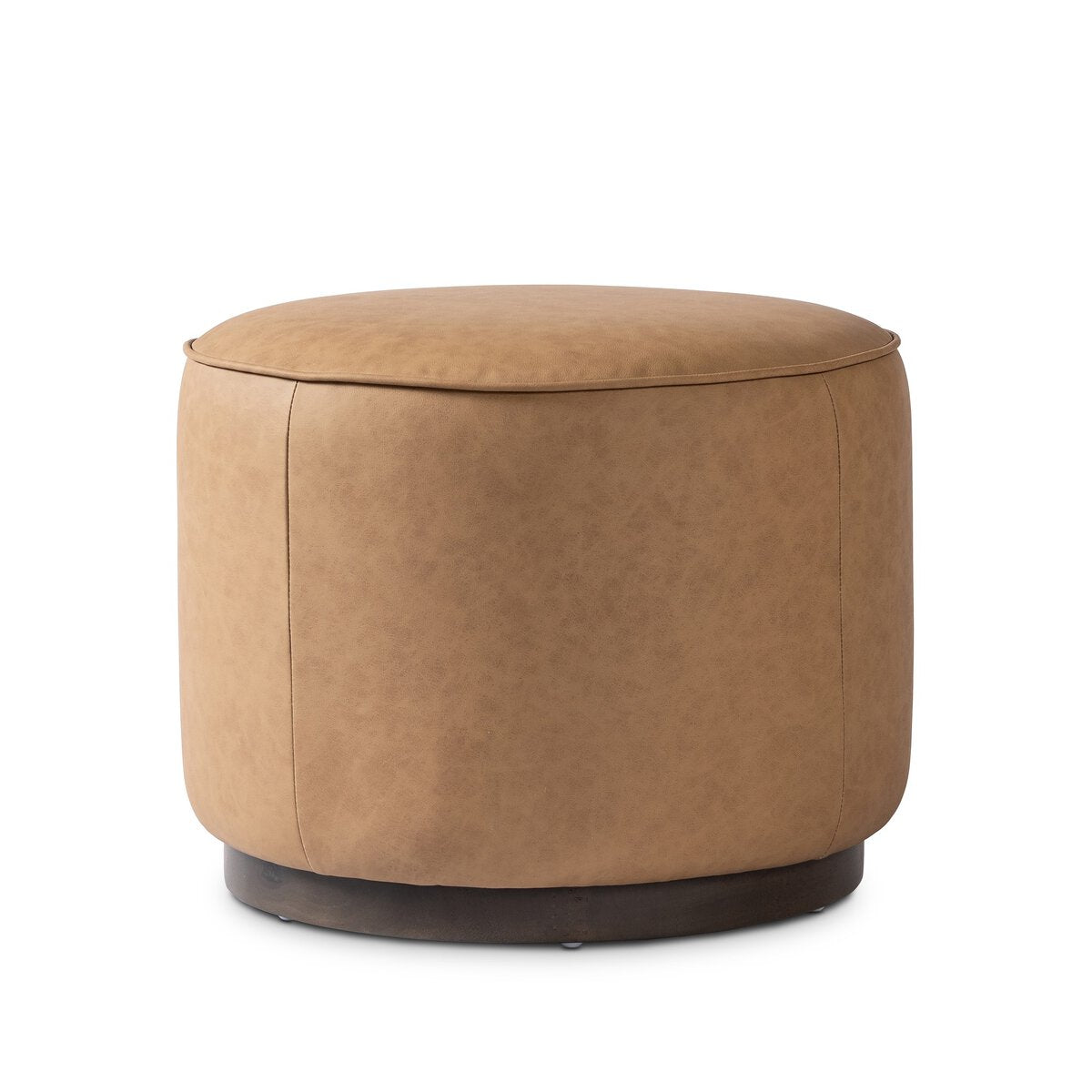 Sinclair Round Ottoman - Maestro Camel - 106074-026_2
