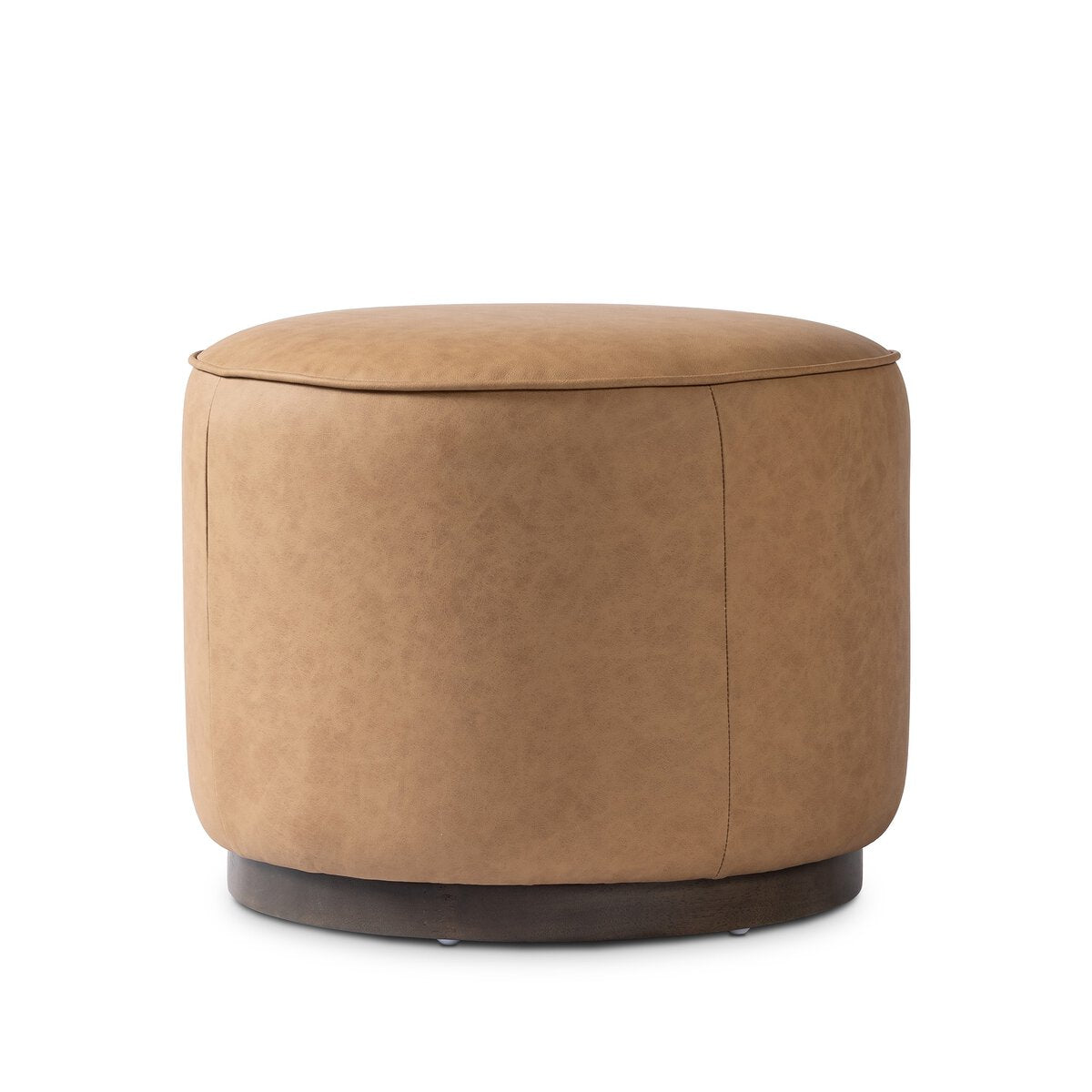 Sinclair Round Ottoman - Maestro Camel - 106074-026_3