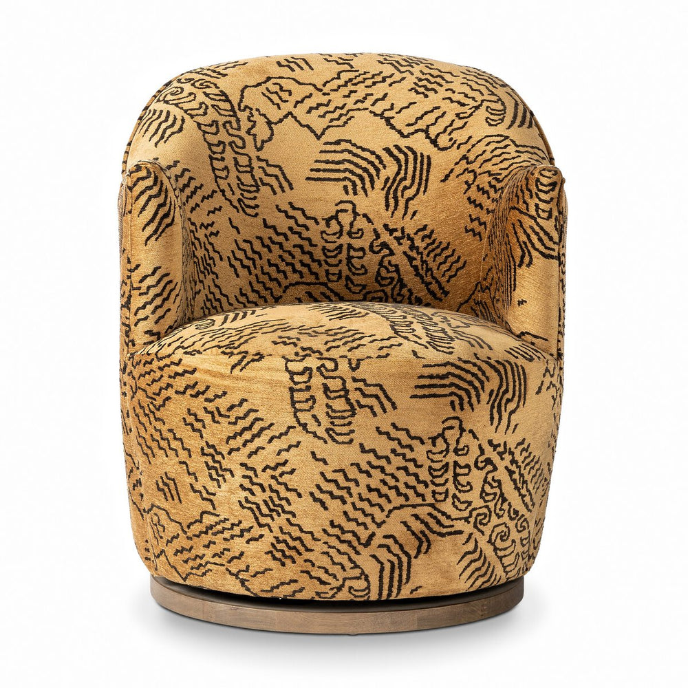 Aurora Swivel Chair - Balkan Ochre - 106102-037_1