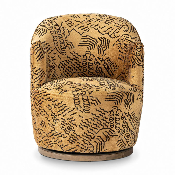 Aurora Swivel Chair - Balkan Ochre - 106102-037_1
